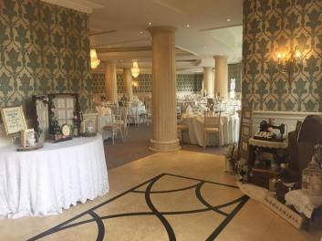 the vintage wedding fairy - step house hotel ballroom entrance decor